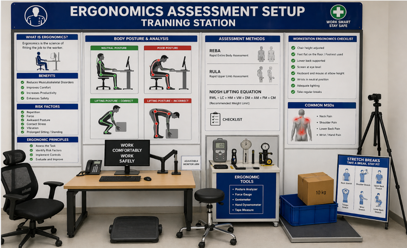 Ergonomics Assessment Station at the ICAT Safety Excellence Centre