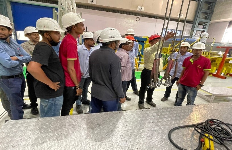 On-Site Rigging Demonstration at the ICAT Safety Excellence Centre