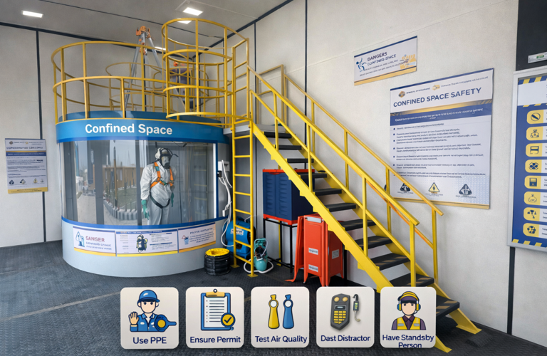 Confined Space Training Bay at the ICAT Safety Excellence Centre
