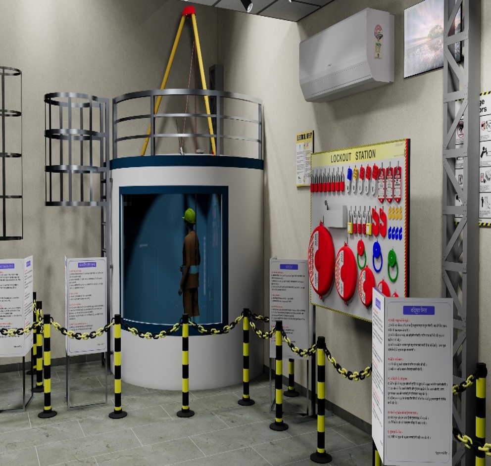 Confined Space Vessel & Lockout Station at the ICAT Safety Excellence Centre