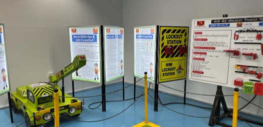 Lifting & Lockout Station at the ICAT Safety Excellence Centre