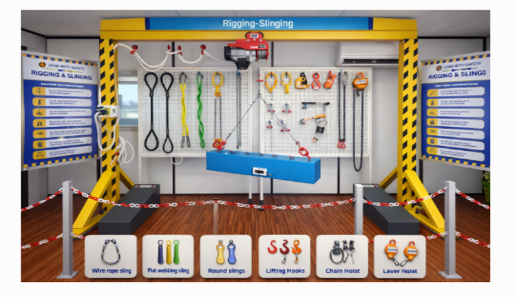 Rigging & Slinging Display Gantry at the ICAT Safety Excellence Centre