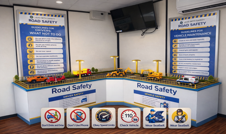 Road Safety Interactive Board at the ICAT Safety Excellence Centre